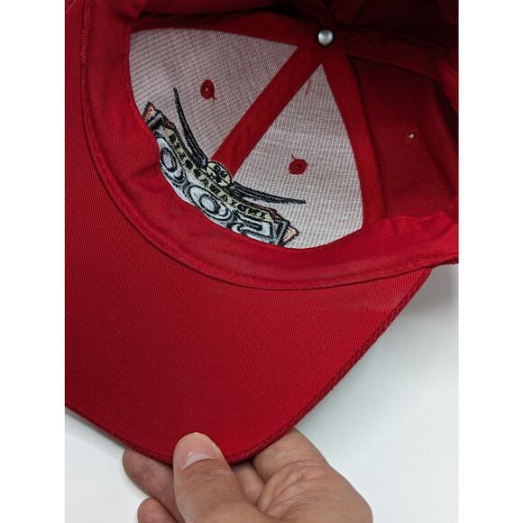 2004 Indianapolis Motor Speedway 500 Embroidered Red Hat Cap Adjustable Strap - Picture 9 of 9